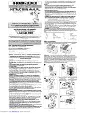 Black & Decker PS1800 Instruction Manual