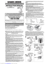 Black & Decker 90506902 Instruction Manual