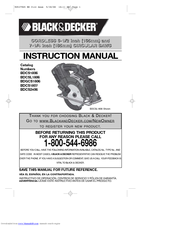 Black & Decker BDCS1806 Instruction Manual