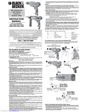 Black & Decker DR220 Instruction Manual