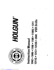 Black & Decker HOLGUN 1311G Instruction Manual