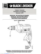 Black & Decker TM505 Instruction Manual