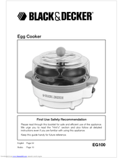 Black & Decker EG100 Instruction Manual