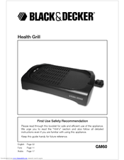 Black & Decker GM60 User Manual