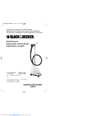 Black & Decker GSR10 Use And Care Book Manual
