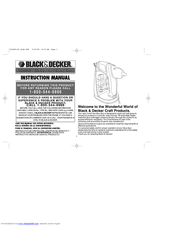 Black & Decker 632900-00 Instruction Manual