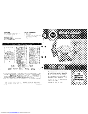 Black & Decker 2928-1 Owner's Manual