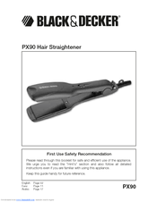 Black & Decker PX90 Instruction Manual