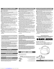 Black & Decker KE2000 Series Instruction Book