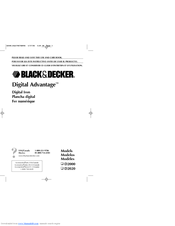 Black \u0026 decker D2000 Series Manuals 