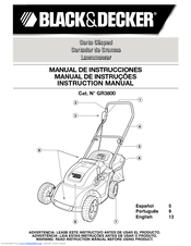 Black & Decker GR3800 Instruction Manual