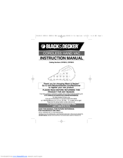 Black & Decker CWV9610D Instruction Manual