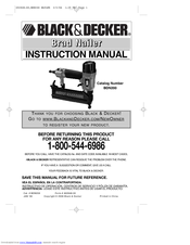 Black & Decker 492848-00 Instruction Manual