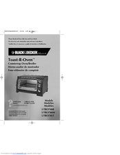 Black & Decker Toast-R-Oven TRO700B Use And Care Book Manual