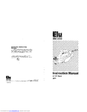 Black & Decker ELU 3375 Instruction Manual