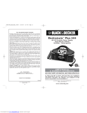 Black & Decker ELECTROMATE 400 User Manual
