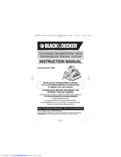Black & Decker 90564630 Instruction Manual