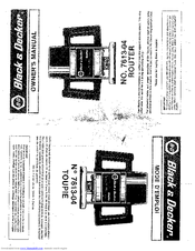 Black & Decker 7613 Type 1 Parts Diagram for Router