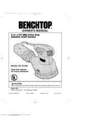 Benchtop BT300-CA Owner's Manual