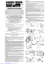 Black & Decker Sand Storm 375886-00 Instruction Manual