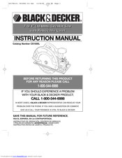 Black & Decker CS1000L-CA Instruction Manual