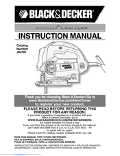 Black & Decker LINEFINDER JS670V Instruction Manual