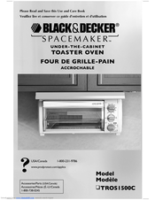 Black & Decker Spacemaker TROS1500C Use And Care Book Manual