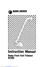 Black & Decker 82300 Instruction Manual