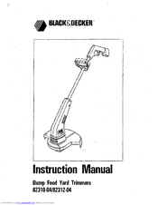 Black & Decker 82312-04 Instruction Manual