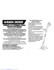 Black & Decker LST1018 Instruction Manual