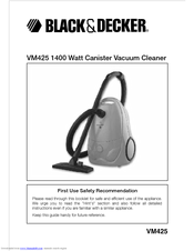 Black & Decker VM425 Instruction Manual