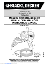 BLACK & DECKER BDV 157 INSTRUCTION MANUAL Pdf Download