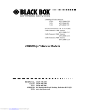 Black Box MWU2000-G703 User Manual