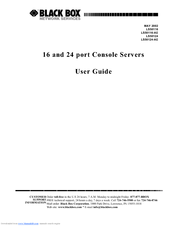 Black Box 16-Port Rackmount 10/100 User Manual