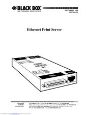 Black Box LE3700A-R2 Manual