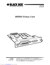Black Box PC118C-R2 User Manual