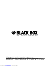 Black Box PC473C Installation Manual