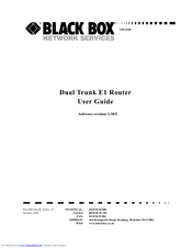 Black Box LRU4240 User Manual
