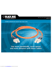 Black Box Duplex Fiber Optic Cable Brochure