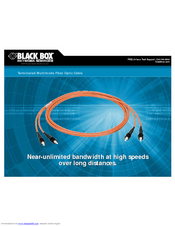 Black Box Terminated Multimode Fiber Optic Cable Brochure