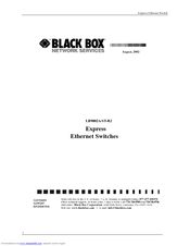 Black Box LB9002A-ST-R2 Manual
