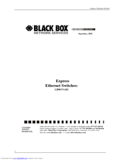 Black Box LB9017A-R2 Owner's Manual