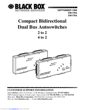 Black Box SW178A Owner's Manual