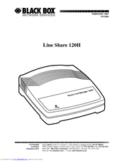 Black Box Line Share 120H FX120A User Manual