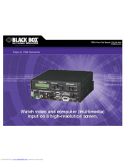 Black Box VGA Converter Brochure