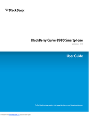 Blackberry CURVE 8980 User Manual