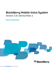 Blackberry Mobile Voice System 5.0 Planning Manual