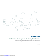 Blackberry Windows Live Messenger User Manual