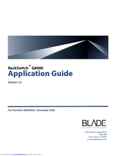Blade Network Technologies RackSwitch G8000 Application Manual