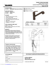 Blanco BLANCOTORINO 157-183 Specification Sheet